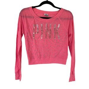 Victoria’s Secret pink long sleeve pajamas top